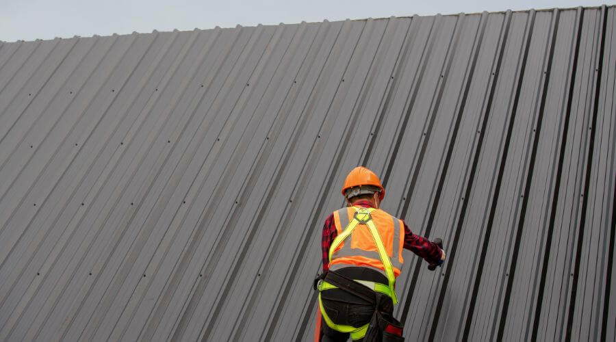 Professional metal roof installation services in Jud, ND